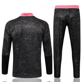 Real Madrid Kind Trainings Sweatshirt Pak Kwart-Zip 2022-23 Zwart Rode